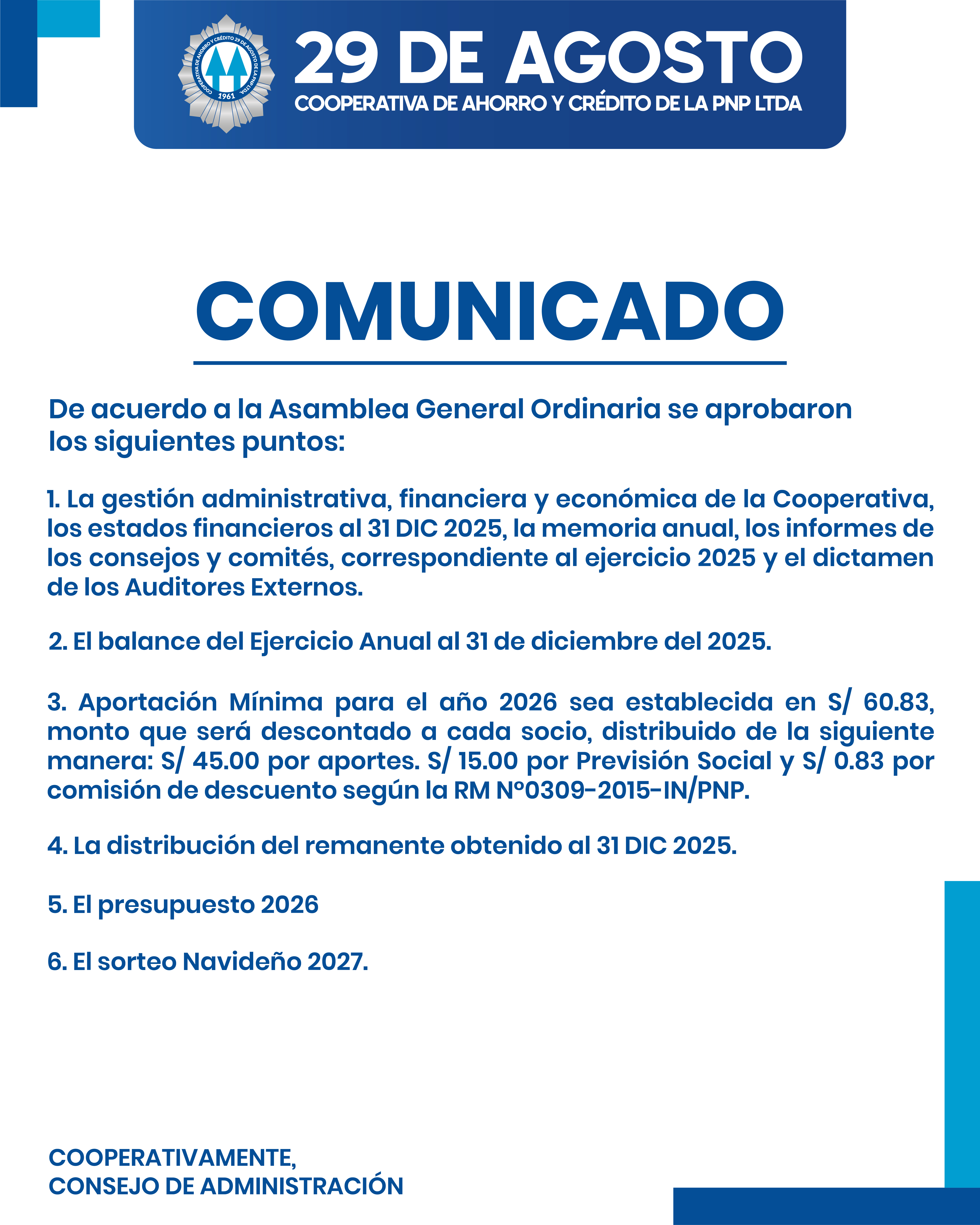 Comunicado